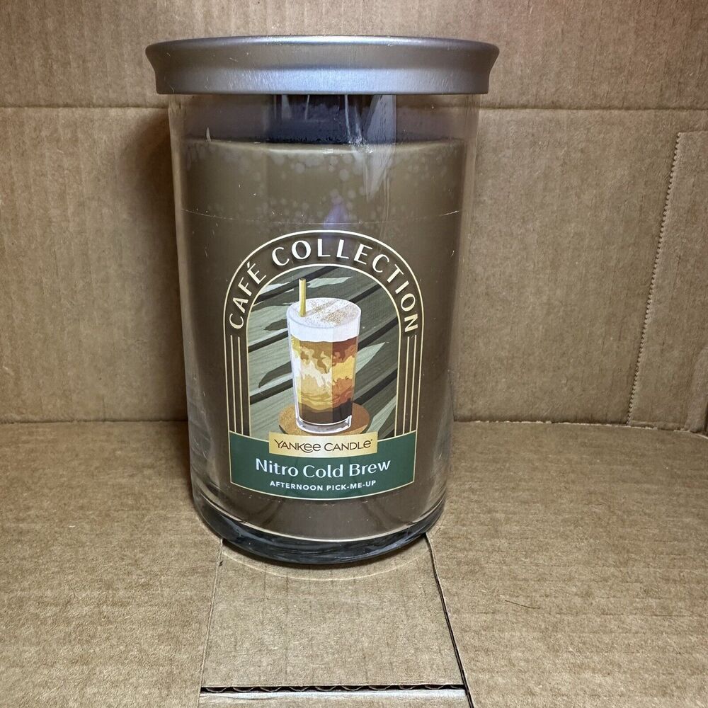 Yankee Candle 20oz Two-Wick Cafe Collection Nitro Cold Brew